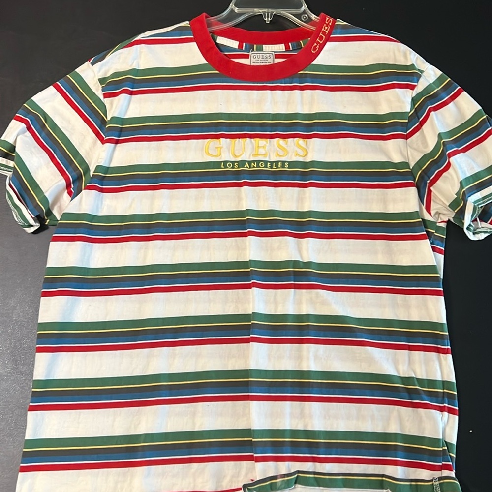 Mens guess short sleeve shirt